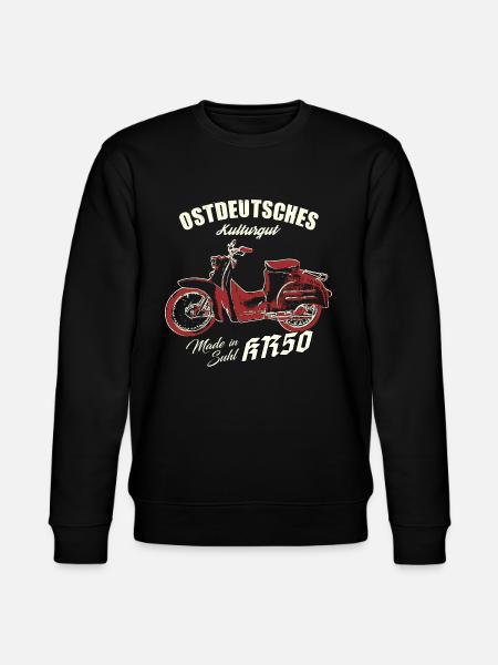 Simson KR50 - Ostdeutsches Kulturgut - Stanley/Stella Unisex Bio-Sweatshirt CHANGER  - Schwarz