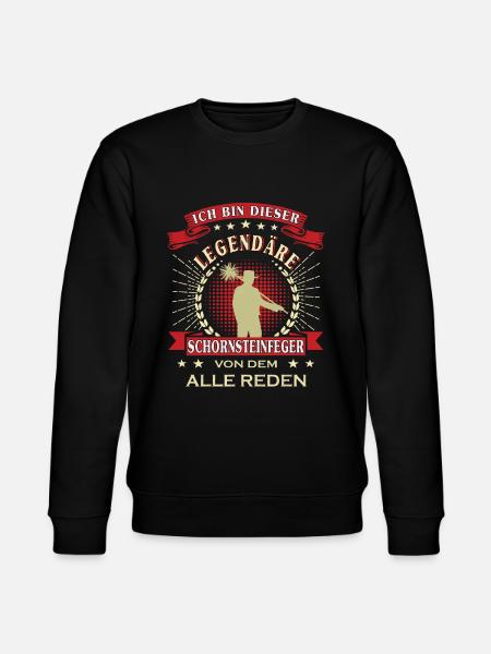Schornsteinfeger Kaminkehrer Kaminfeger - Stanley/Stella Unisex Bio-Sweatshirt CHANGER - Schwarz