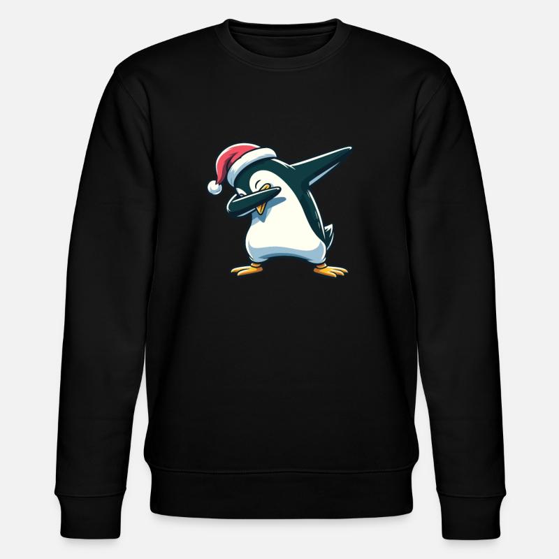 Dabbing Noël Pingouin Dab Noël - Sweat bio CHANGER Stanley/Stella Unisexe - noir