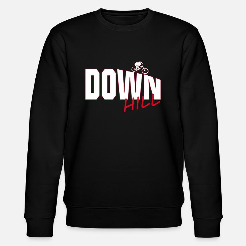 Downhill - Stanley/Stella Unisex Bio-Sweatshirt CHANGER  - Schwarz