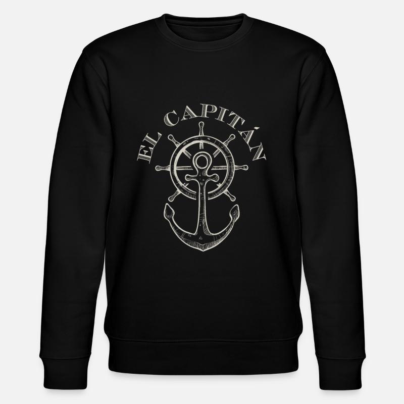 El Capitan - Stanley/Stella Unisex Bio-Sweatshirt CHANGER  - Schwarz