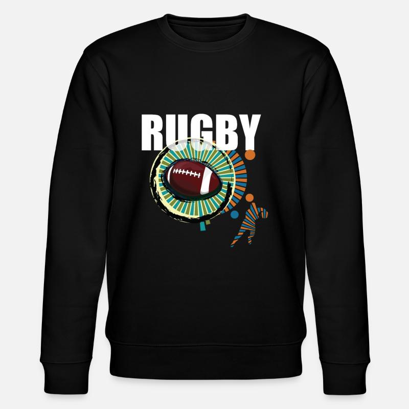 rugby - Sweat bio CHANGER Stanley/Stella Unisexe - noir
