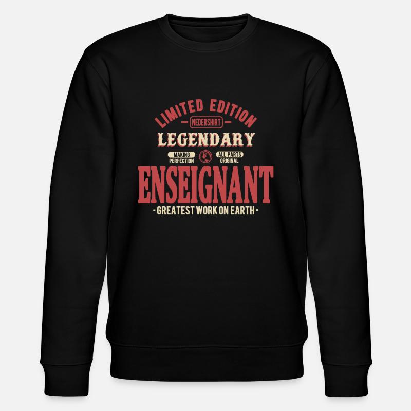 Enseignant - Sweat bio CHANGER Stanley/Stella Unisexe - noir