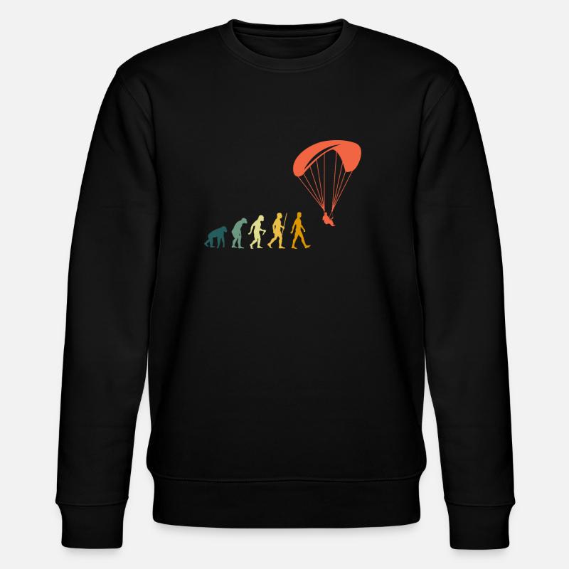 Paragliding Evolution Paraglider - Stanley/Stella CHANGER Unisex Organic Sweatshirt - black