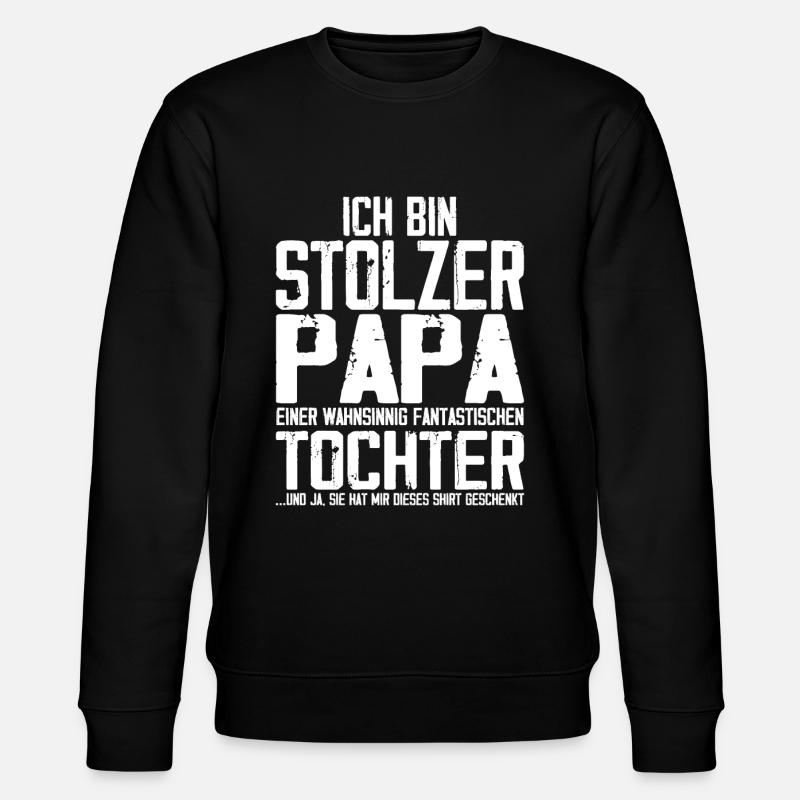 Papa & Tochter - Sweat bio CHANGER Stanley/Stella Unisexe - noir