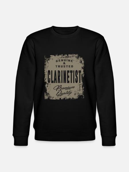 Genuine Clarinetist - Stanley/Stella CHANGER Unisex Organic Sweatshirt - black