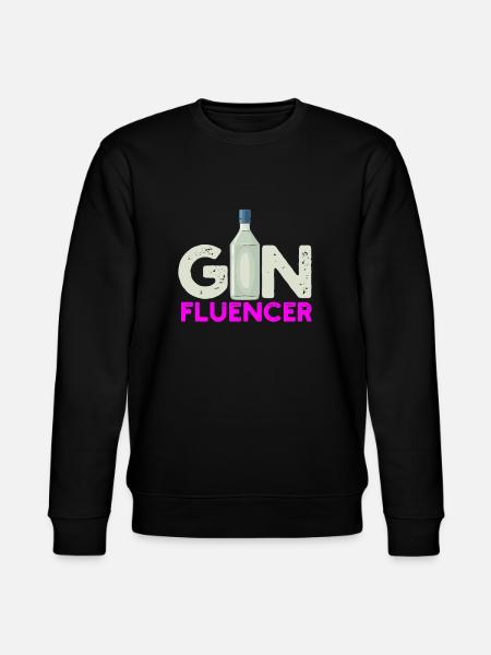 Gin Fluencer - Stanley/Stella CHANGER Unisex Organic Sweatshirt - black
