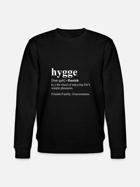 Hygge enjoy life - Stanley/Stella CHANGER Unisex Organic Sweatshirt - black