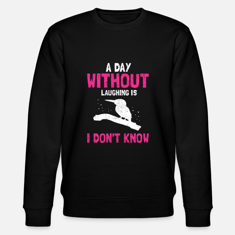 Kookaburra Design et Laughing Bird - Sweat bio CHANGER Stanley/Stella Unisexe - noir