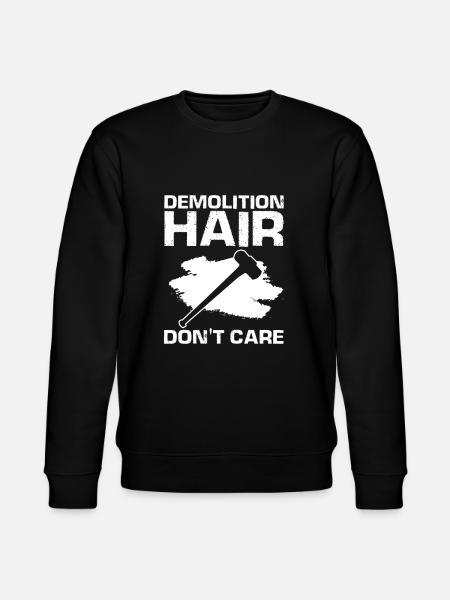 House Demolition and Renovation Design - Stanley/Stella CHANGER Unisex Organic Sweatshirt - black