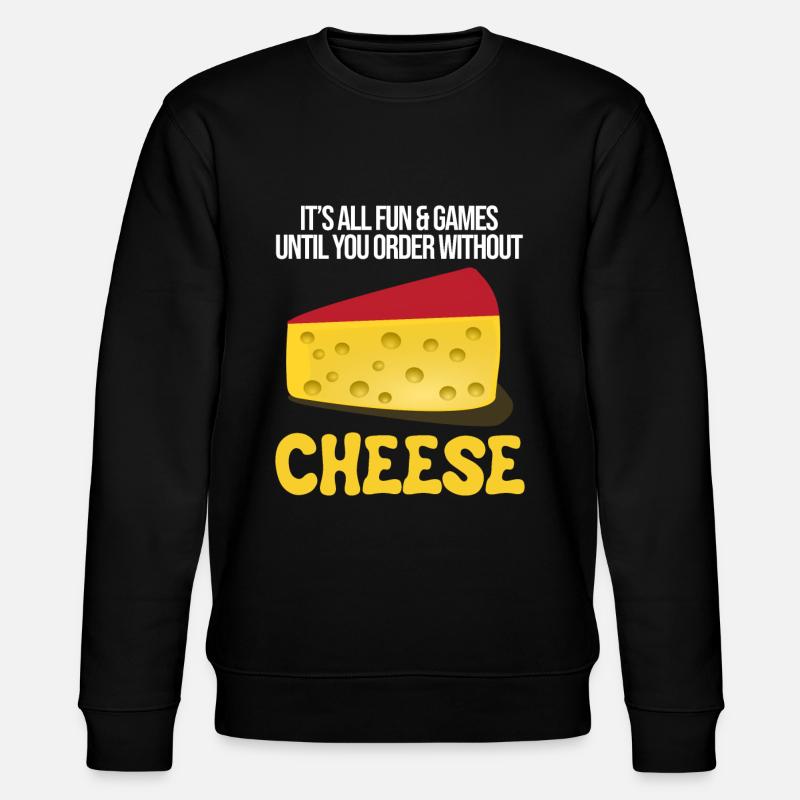 Charcuterie design for cheesemakers - Stanley/Stella CHANGER Unisex Organic Sweatshirt - black