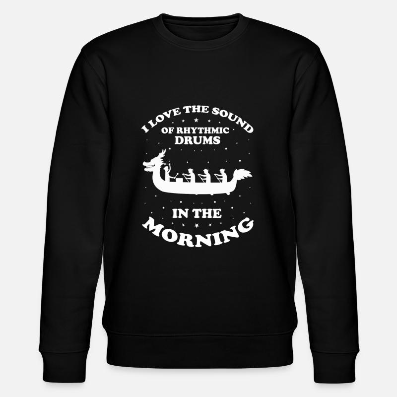 Drachenboot Crew und Drachenbootfahren - Stanley/Stella Unisex Bio-Sweatshirt CHANGER  - Schwarz