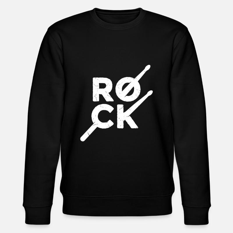 Rock cooles Motiv - Stanley/Stella Unisex Bio-Sweatshirt CHANGER  - Schwarz