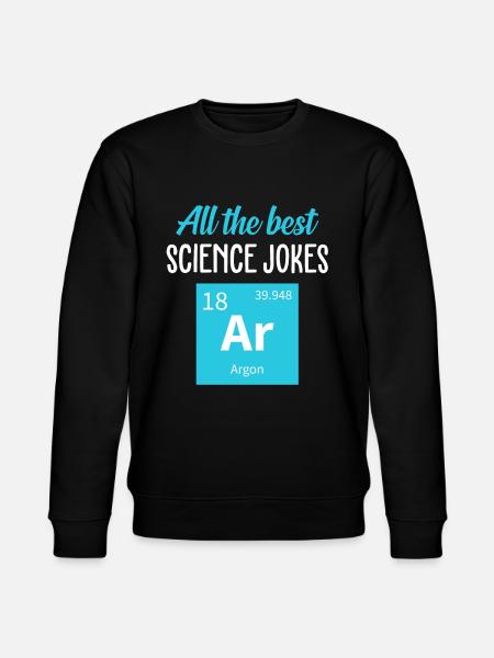 Science nerd physics - Stanley/Stella CHANGER Unisex Organic Sweatshirt - black