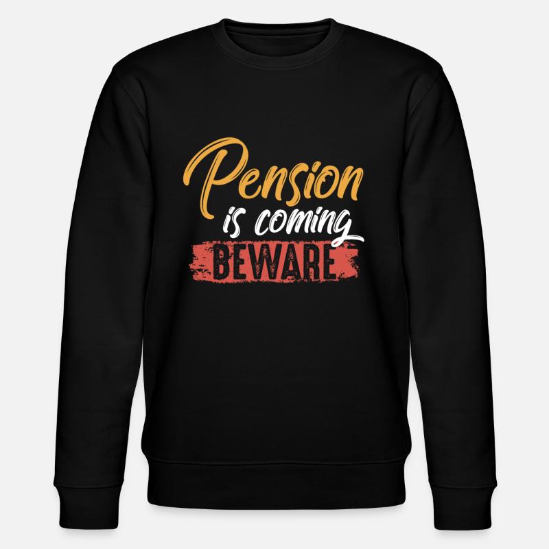 Pension Rente - Stanley/Stella Unisex Bio-Sweatshirt CHANGER  - Schwarz