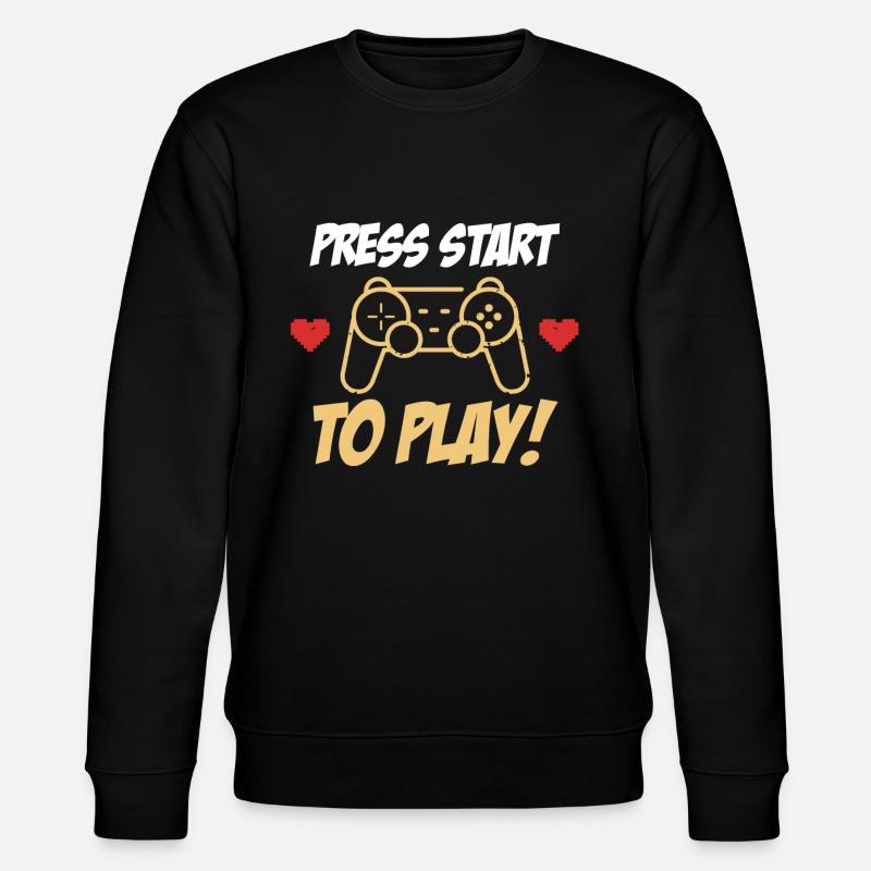 Controller Game Console Start - Stanley/Stella CHANGER Unisex Organic Sweatshirt - black