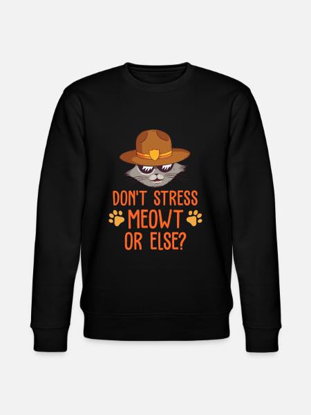 chat Chat - Sweat bio CHANGER Stanley/Stella Unisexe - noir