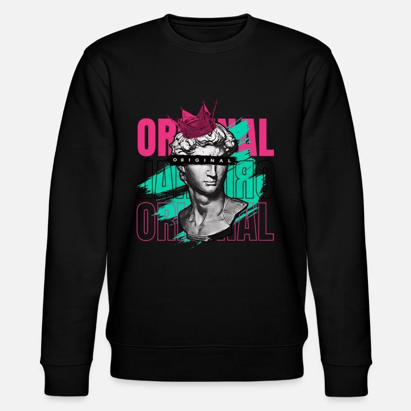 Mec sculpture - Sweat bio CHANGER Stanley/Stella Unisexe - noir