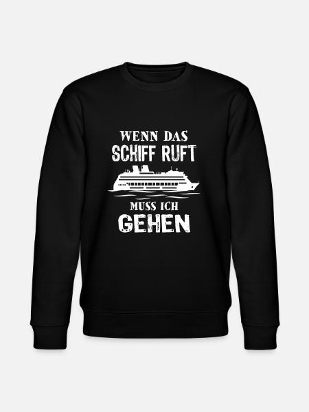 Kreuzfahrt Schiff Schiffsreise - Stanley/Stella Unisex Bio-Sweatshirt CHANGER - Schwarz