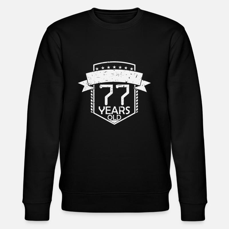 77e anniversaire Schnapszahl - Sweat bio CHANGER Stanley/Stella Unisexe - noir