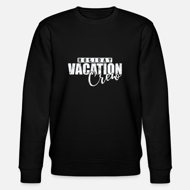 Vacances Vacances Équipage Vacances Loisirs - Sweat bio CHANGER Stanley/Stella Unisexe - noir