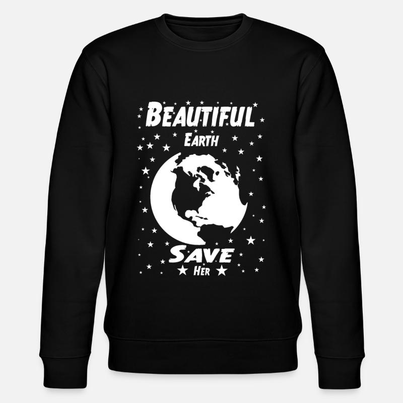 Beautiful earth - Sweat bio CHANGER Stanley/Stella Unisexe - noir