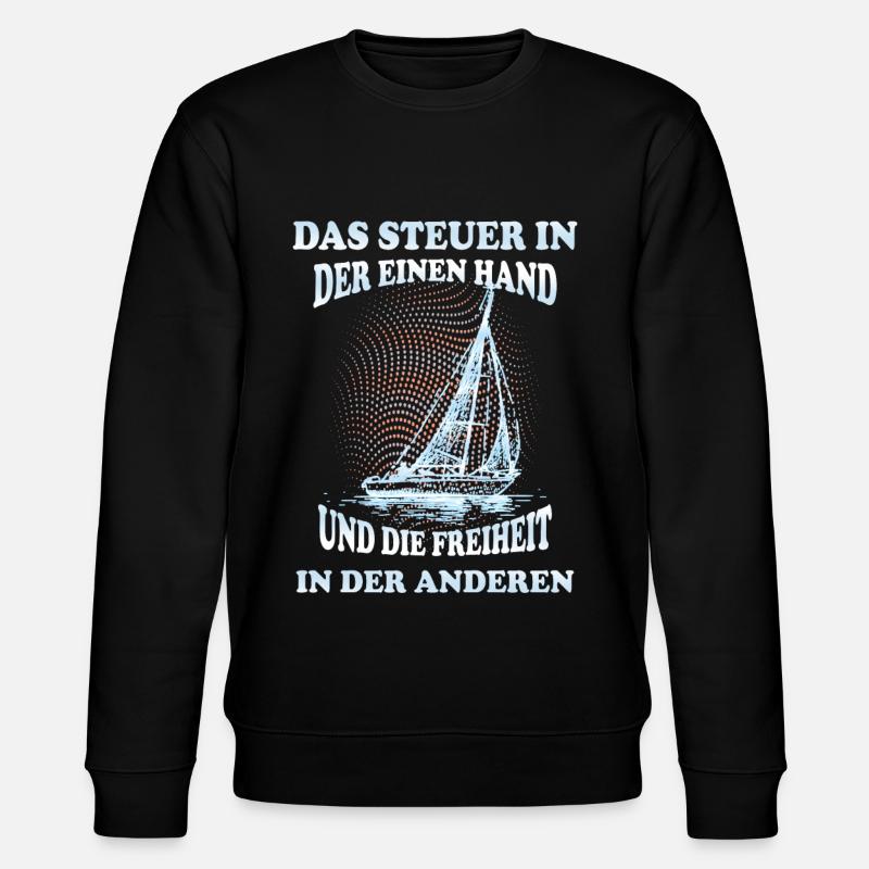 Segelboot besitzer - Stanley/Stella Unisex Bio-Sweatshirt CHANGER  - Schwarz