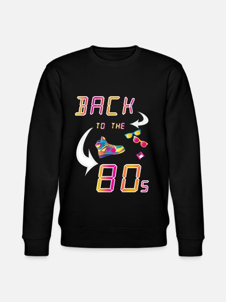 Back to the 80's - Stanley/Stella CHANGER Unisex Organic Sweatshirt - black