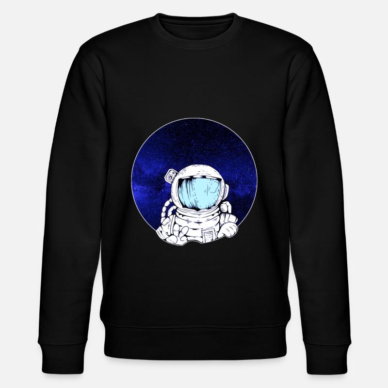 Cadeau enfant astronaute dans l'espace - Sweat bio CHANGER Stanley/Stella Unisexe - noir