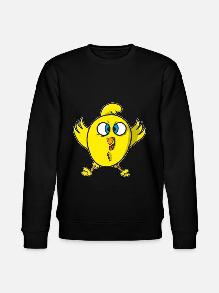 Birdie bird chick - Stanley/Stella CHANGER Unisex Organic Sweatshirt - black