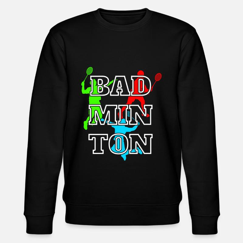 Badminton - Stanley/Stella Unisex Bio-Sweatshirt CHANGER  - Schwarz