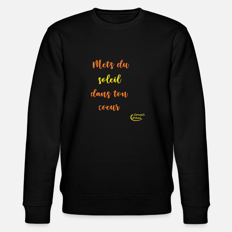 Mets du soleil - Sweat bio CHANGER Stanley/Stella Unisexe - noir