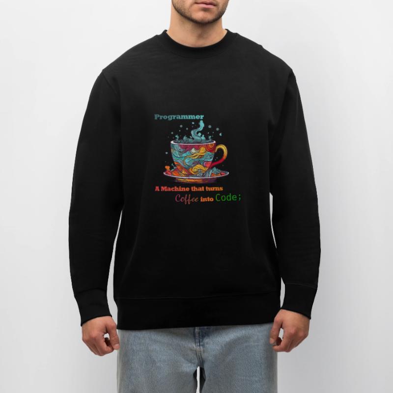 Programmer - Coffee into Code Stanley/Stella Unisex Bio-Sweatshirt CHANGER 