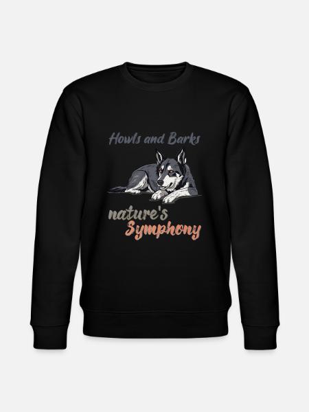 Nature's symphony - Stanley/Stella CHANGER Unisex Organic Sweatshirt - black