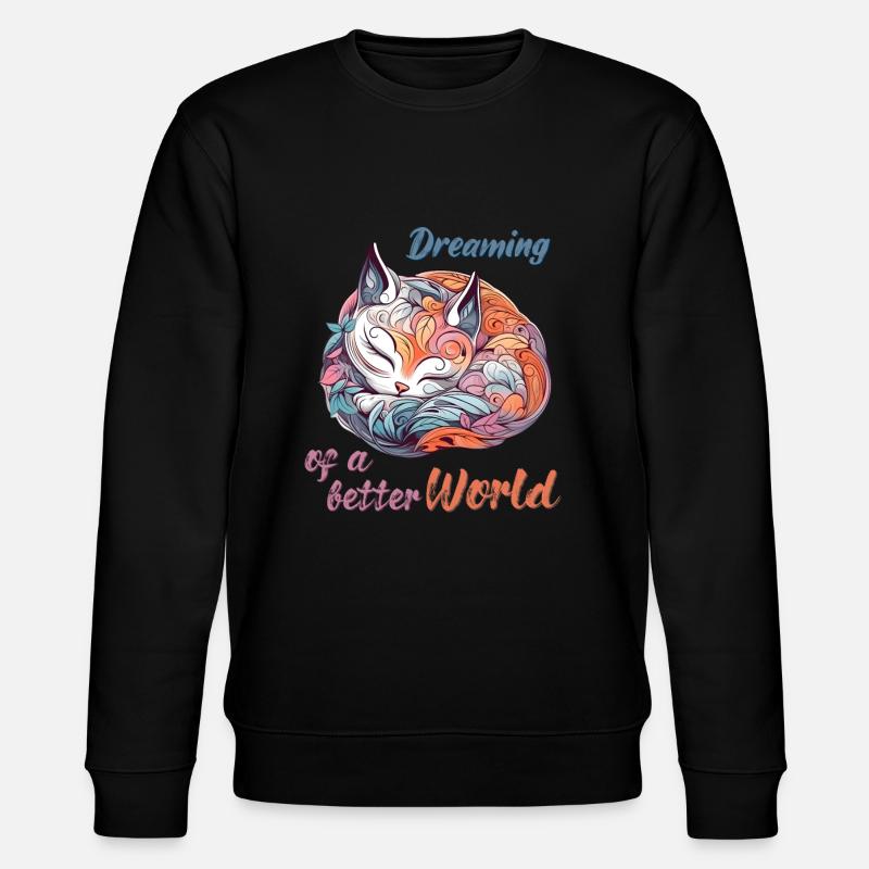 Better World - Stanley/Stella Unisex Bio-Sweatshirt CHANGER  - Schwarz