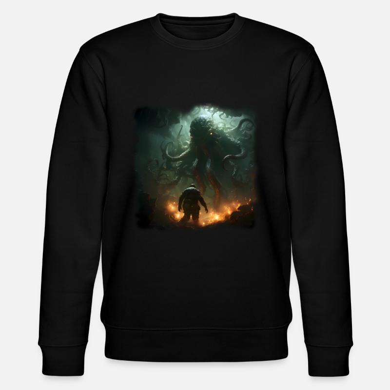 Cosmic Horror - Stanley/Stella Unisex Bio-Sweatshirt CHANGER  - Schwarz