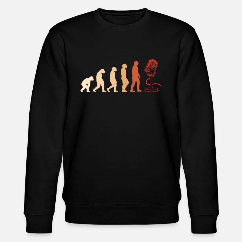 Singer Evolution Singing - Stanley/Stella Unisex Bio-Sweatshirt CHANGER  - Schwarz