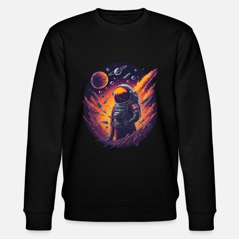 Fantaisie spatiale - Sweat bio CHANGER Stanley/Stella Unisexe - noir