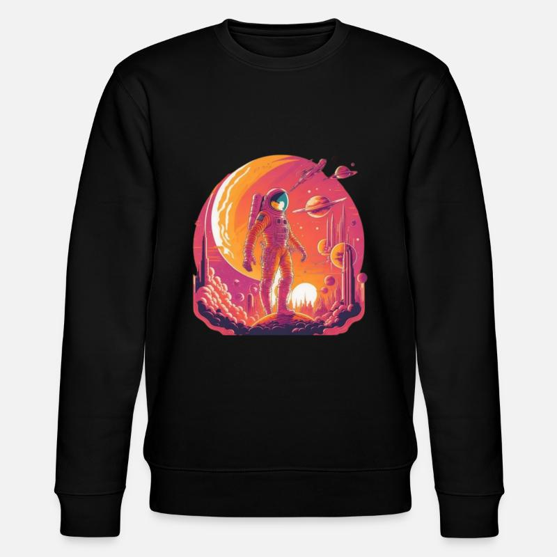 Fantaisie spatiale - Sweat bio CHANGER Stanley/Stella Unisexe - noir