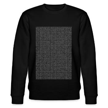 PI 22/7 3.14 - Sweat bio CHANGER Stanley/Stella Unisexe - noir - Devant - Nik (191cm) & Marisol (170cm)