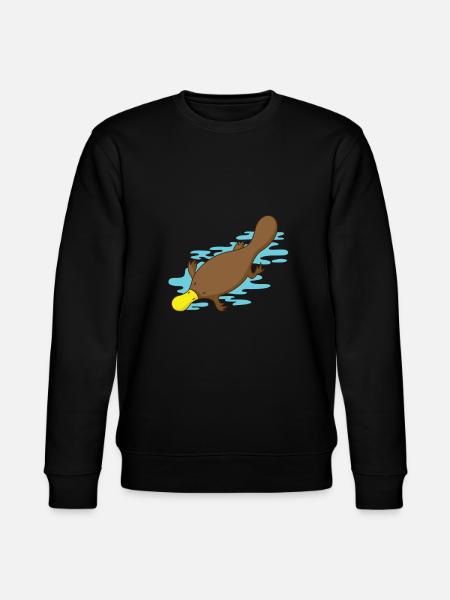 Ornithorynque dans l'eau - Sweat bio CHANGER Stanley/Stella Unisexe - noir
