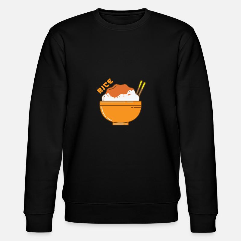 Reisbowl mit Stäbchen - Stanley/Stella Unisex Bio-Sweatshirt CHANGER  - Schwarz