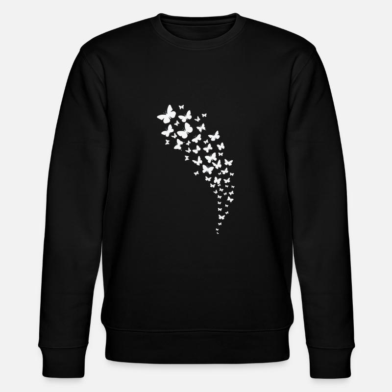 beau essaim papillon - Sweat bio CHANGER Stanley/Stella Unisexe - noir