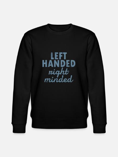 Left Handed Night minded Left-handed - Stanley/Stella CHANGER Unisex Organic Sweatshirt - black
