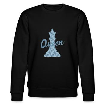 Queen Queen Chess Intelligence Jeu de casse-tête - Sweat bio CHANGER Stanley/Stella Unisexe - noir - Devant - Nik (191cm) & Marisol (170cm)