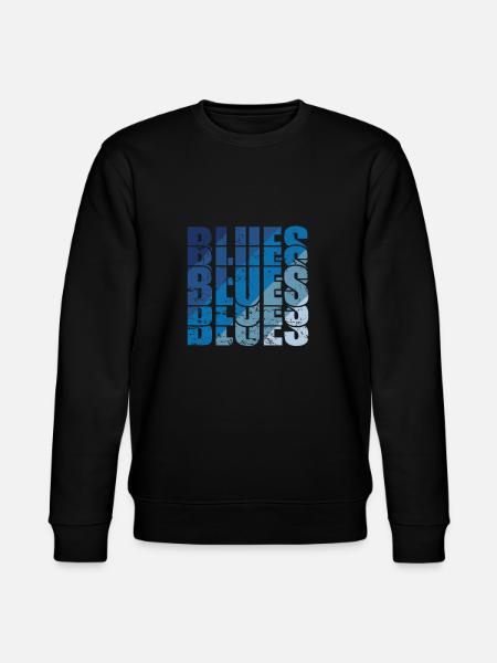 Blues Musik Jazz Trompet Chicago Blues - Stanley/Stella økologisk unisex-sweatshirt CHANGER  - sort