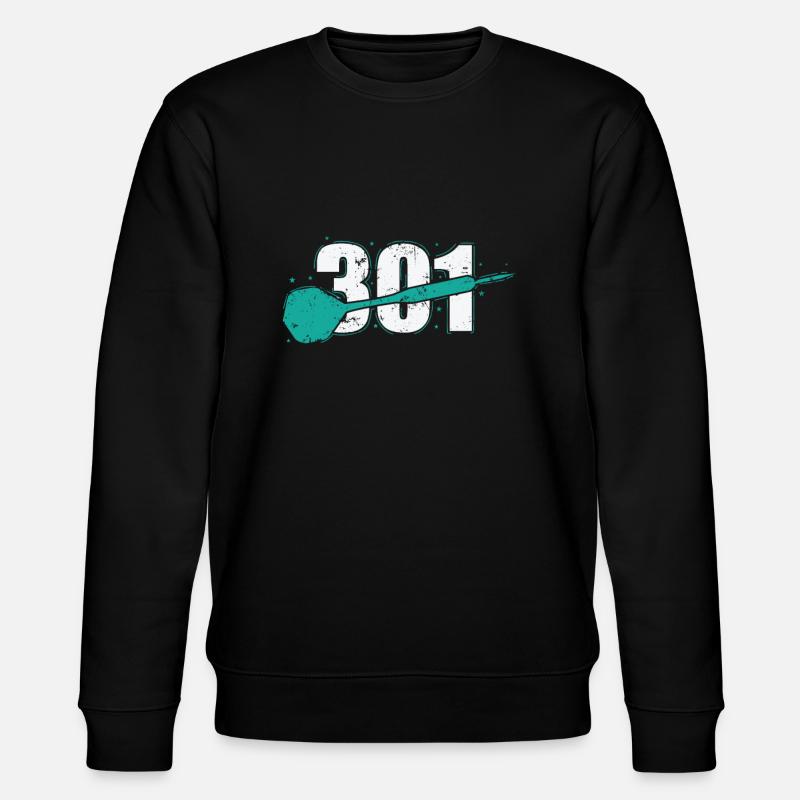301 Darts - Stanley/Stella Unisex Bio-Sweatshirt CHANGER - Schwarz