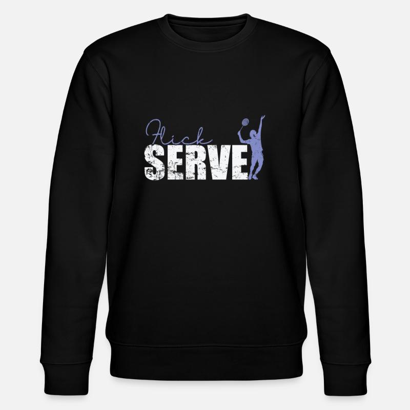 Flickserve Badminton - Sweat bio CHANGER Stanley/Stella Unisexe - noir