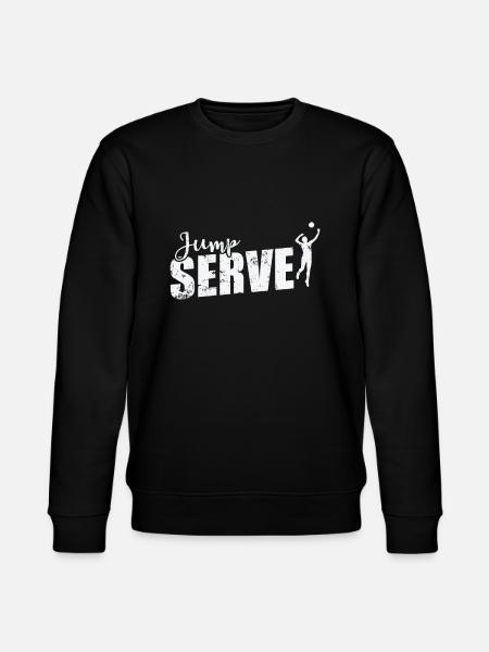 Jump Serve Volleyball - Stanley/Stella CHANGER Unisex Organic Sweatshirt - black