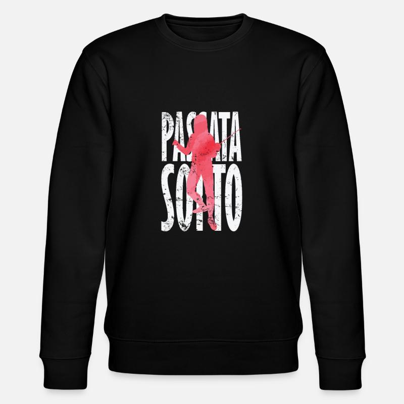 Passata Sotto Fechten - Stanley/Stella Unisex Bio-Sweatshirt CHANGER  - Schwarz